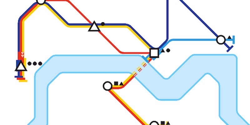 Mini Metro  2015 gra o pociągach