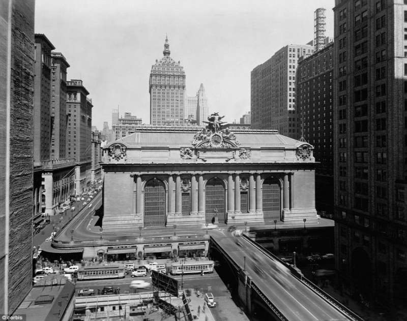 Dworzec Grand Central Station  1937 słuchowisko o pociągach